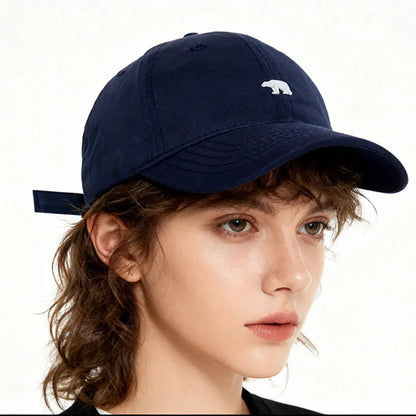 Polar Bear Embroidered Baseball Cap