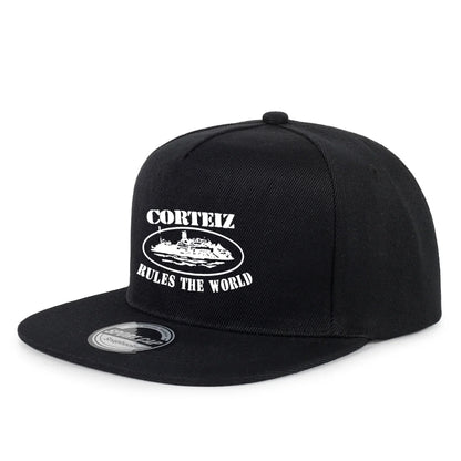 English Print Fashion Outdoor Snapback Cap