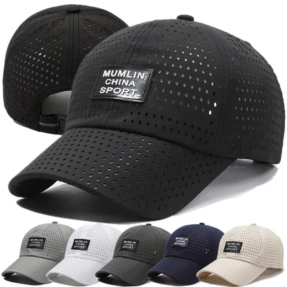 New Unisex Quick Drying Cap Lightweight And Breathable Mesh Hat