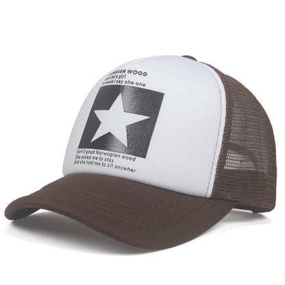Pentagram Mesh Street Dance Baseball Cap