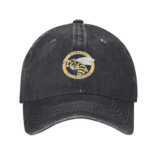 Wiskayok WHS Yellowjackets Washed Hip Hop Baseball Cap