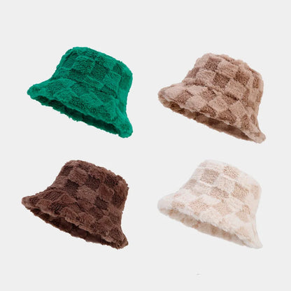 Winter Fleece Earflap Bucket Hat