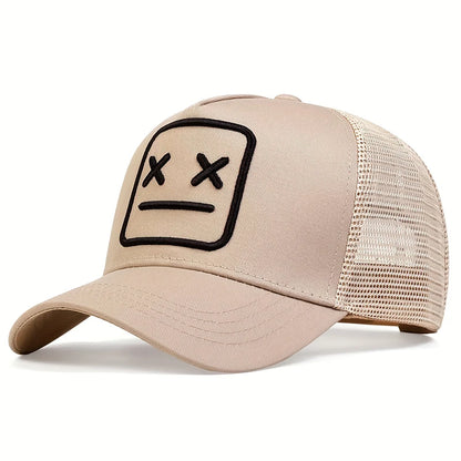 XX Embroidery Mesh Hip Hop Baseball Cap