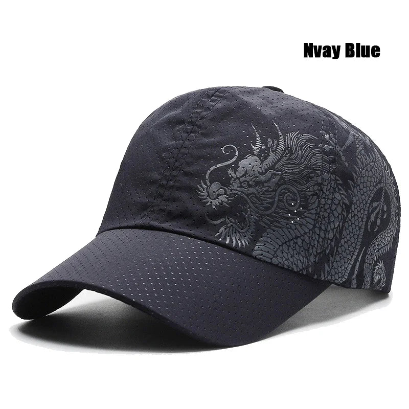 Chinese Dragon Quick Dry Breathable Baseball Cap