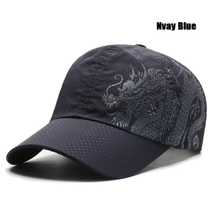 Chinese Dragon Quick Dry Breathable Baseball Cap