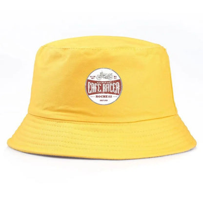 Black ‘Cafe Racer’ Summer Bucket Hat