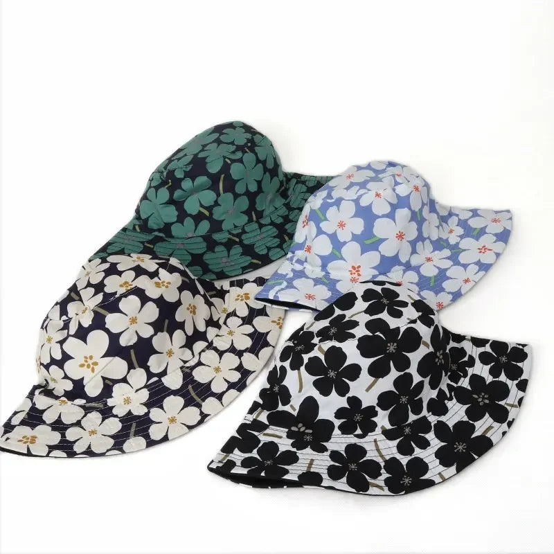 Cotton Print Four Seasons Bucket Hat
