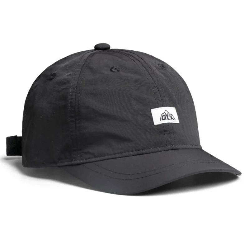 Unisex Retro Short Brim Baseball Cap