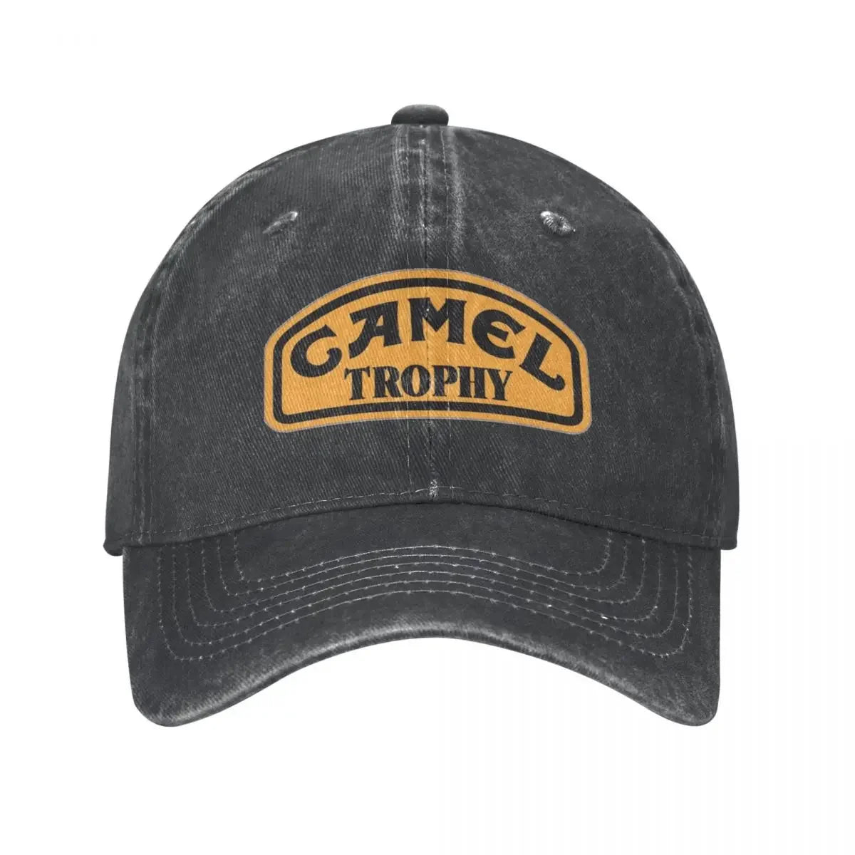 Camel Trophy Vintage Distressed Denim Baseball Cap