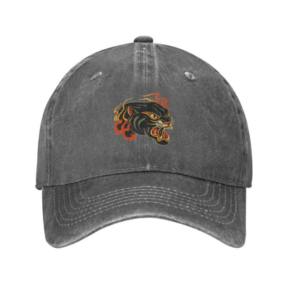 Black Panther Washed Trucker Baseball Cap