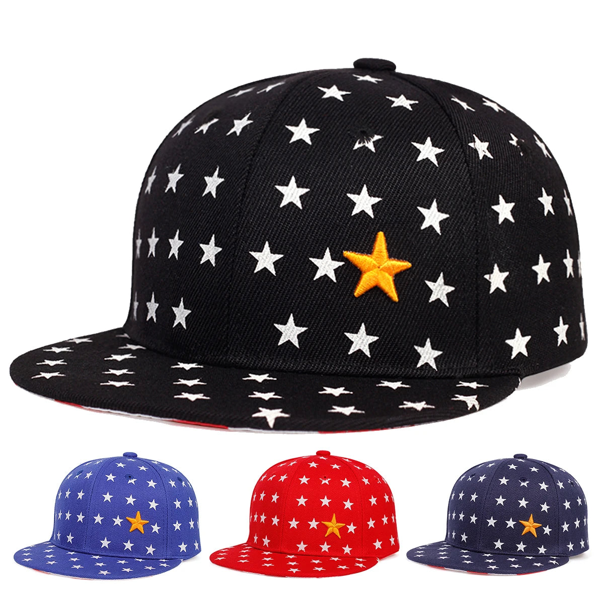 Kids Star Embroidered Baseball Cap