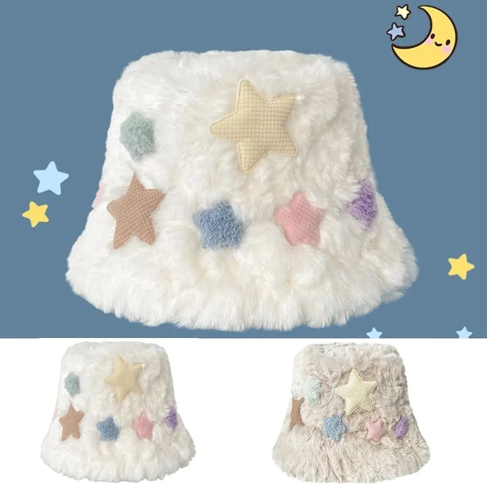 Portable Plush Foldable Outdoor Winter Bucket Hat