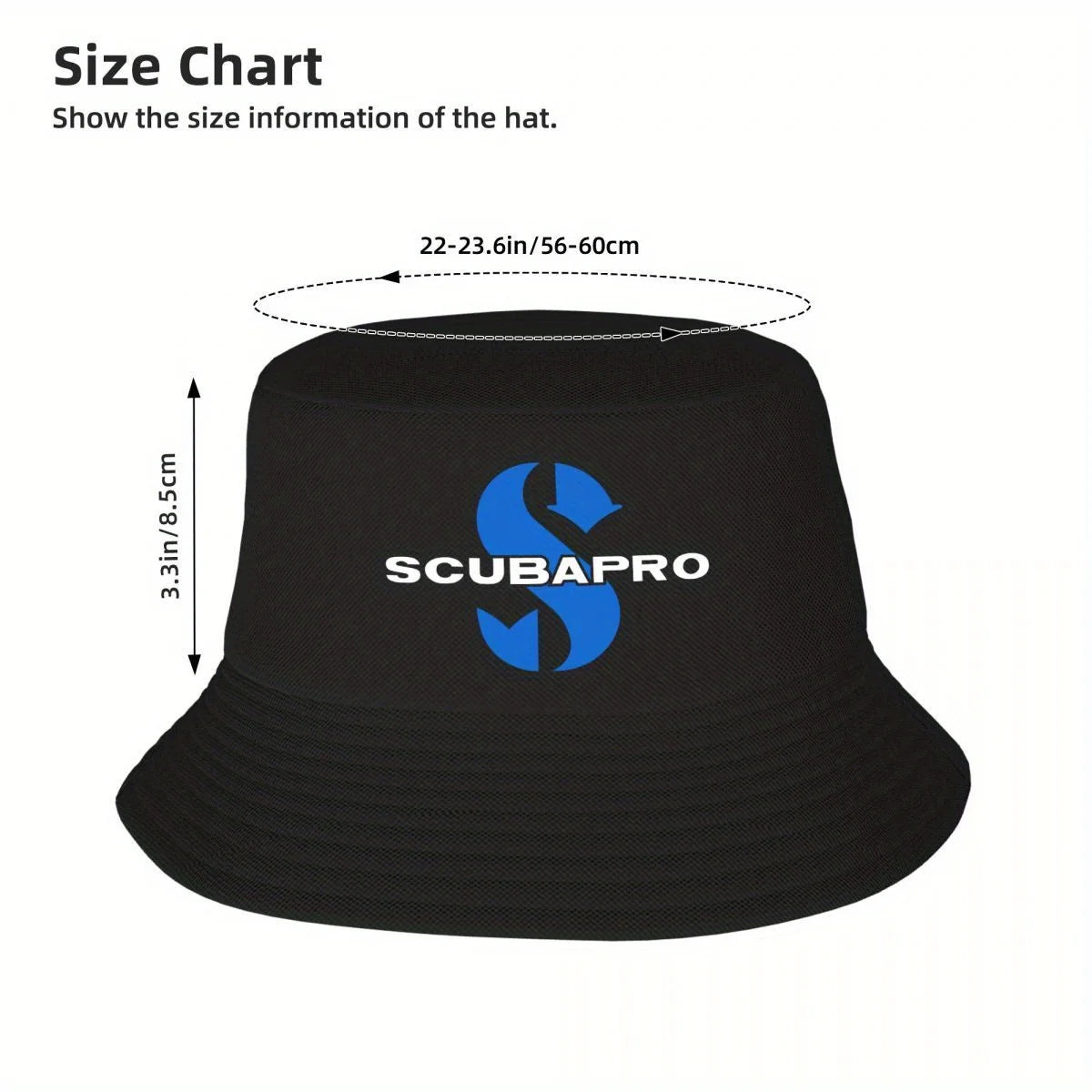 Custom Dive Diving Scubapros Bucket Hat