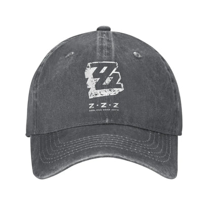 ZZZ Game Vintage Washed Baseball Cap
