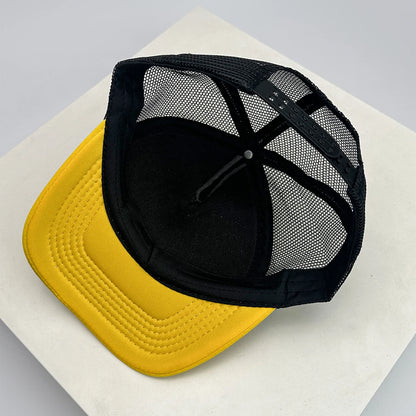 American Graffiti Letter Colorblock Trucker Baseball Cap