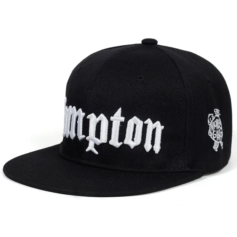 New Compton Embroidery Hip Hop Snapback Cap