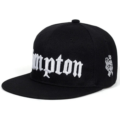 New Compton Embroidery Hip Hop Snapback Cap