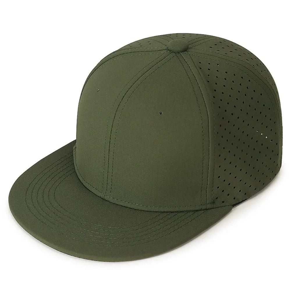 High Quality Solid Flat Brim Baseball Cap