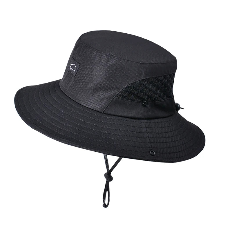 Breathable Large Brim Sun Protection Bucket Hat