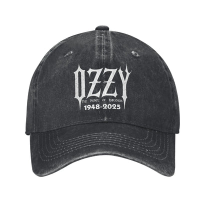 Ozzys Osbournes Washed Retro Trucker Baseball Cap