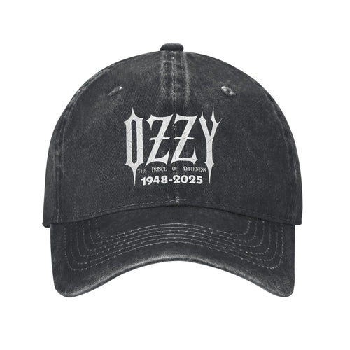 Ozzys Osbournes Washed Retro Trucker Baseball Cap