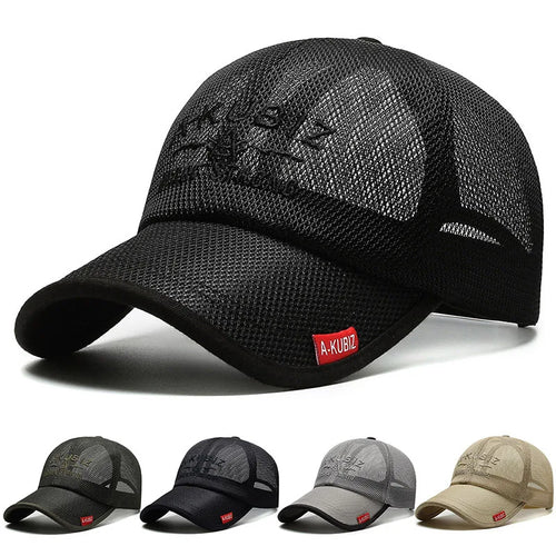 Men's Summer Mesh Breathable Quick Dry Baseball Cap