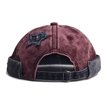 Retro Washed Brimless Docker Bucket Hat