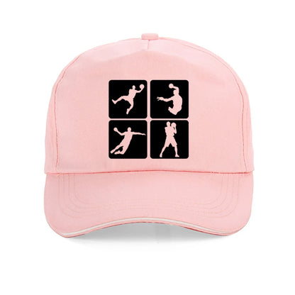 Handball Print Hip Hop Adjustable Baseball Cap