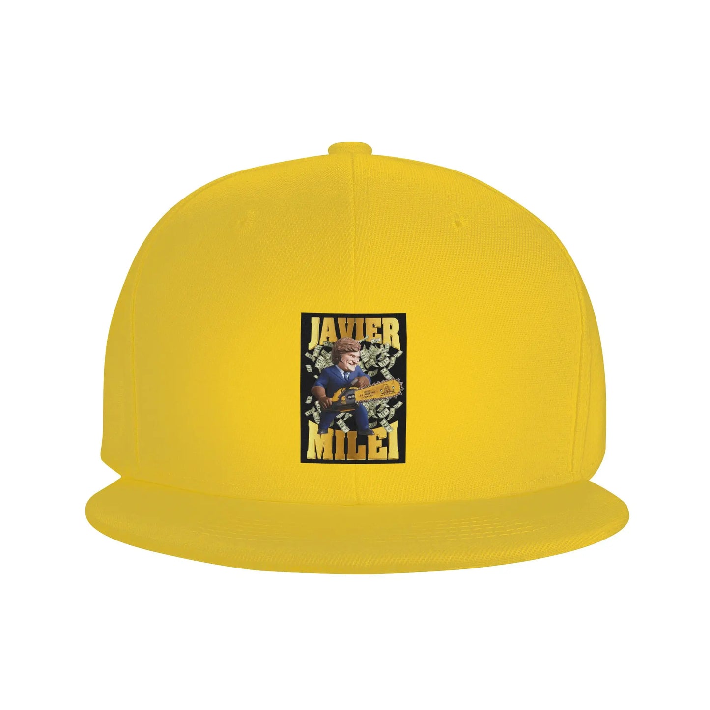 Javier Milei Currency Political Statement Snapback Cap