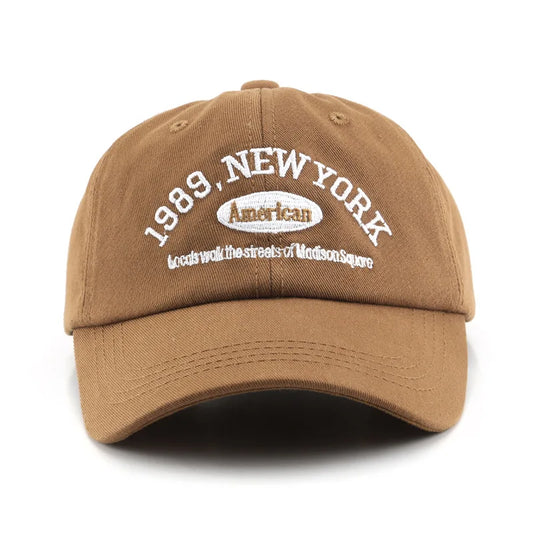 1989 New York Embroidered Cotton Baseball Cap