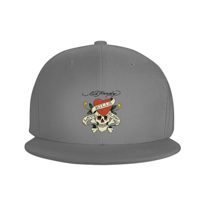 Ed Hardy Love Kills Slowly Graphic Snapback Cap