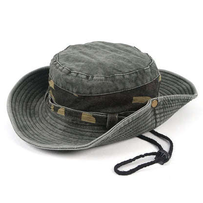 Unisex Outdoor Embroidered Cotton Fishing Hat