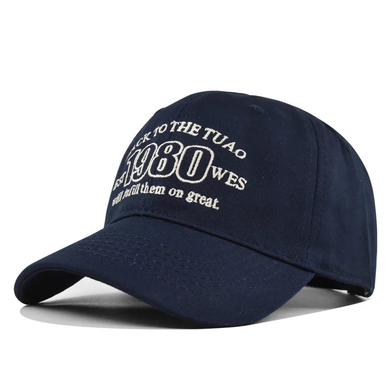 Snapback Cap Letter Embroidery Vintage Streetwear Sun Hat