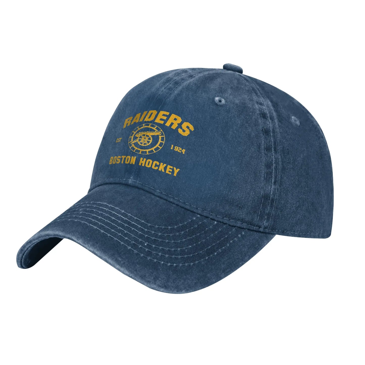 Vintage Boston Raiders Denim Snapback Baseball Cap