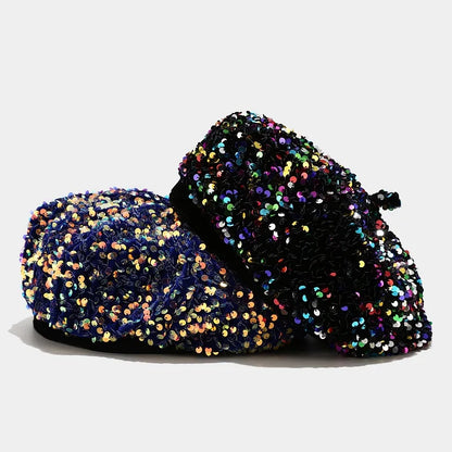 Ladies Sequin Octagonal Festival Style Bucket Hat