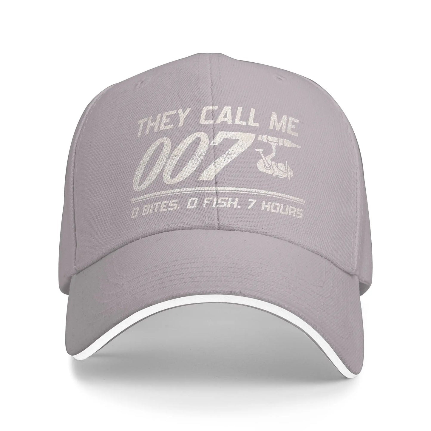 Funny Fishing 007 Angler Joke Snapback Baseball Cap