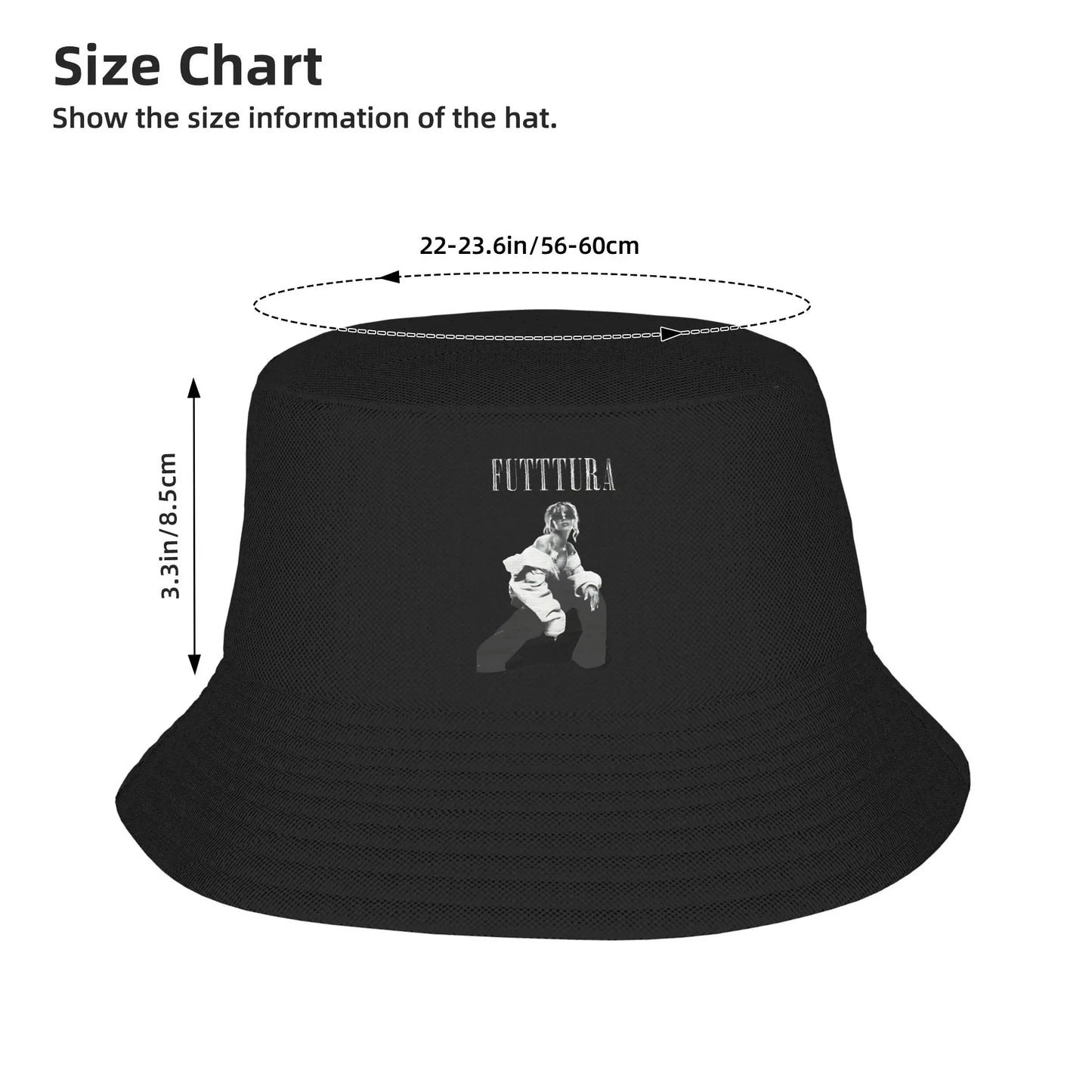 Futttura Tini Korean Harajuku Style Bucket Hat