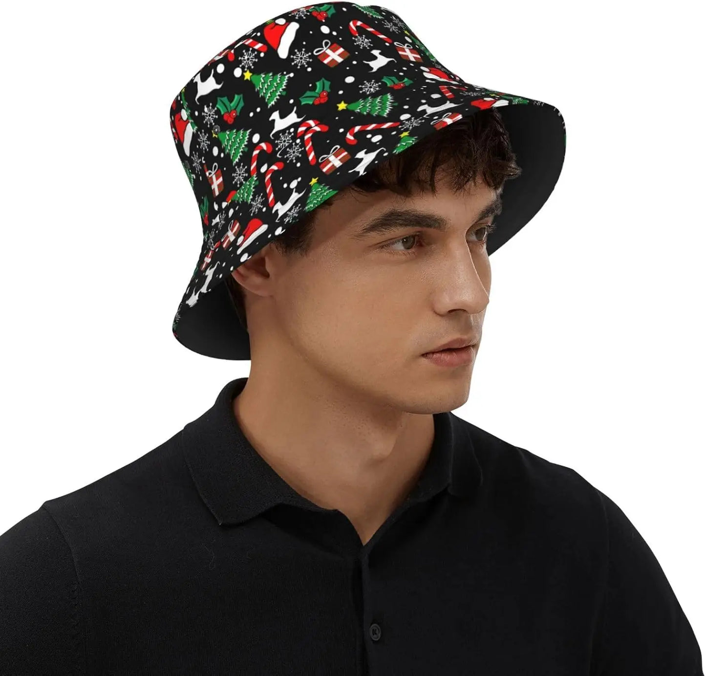 Cute Christmas Tree Holiday Bucket Hat