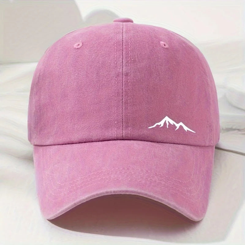 Mountain Print Outdoor Baseball Cap