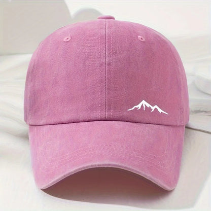 Mountain Print Outdoor Baseball Cap
