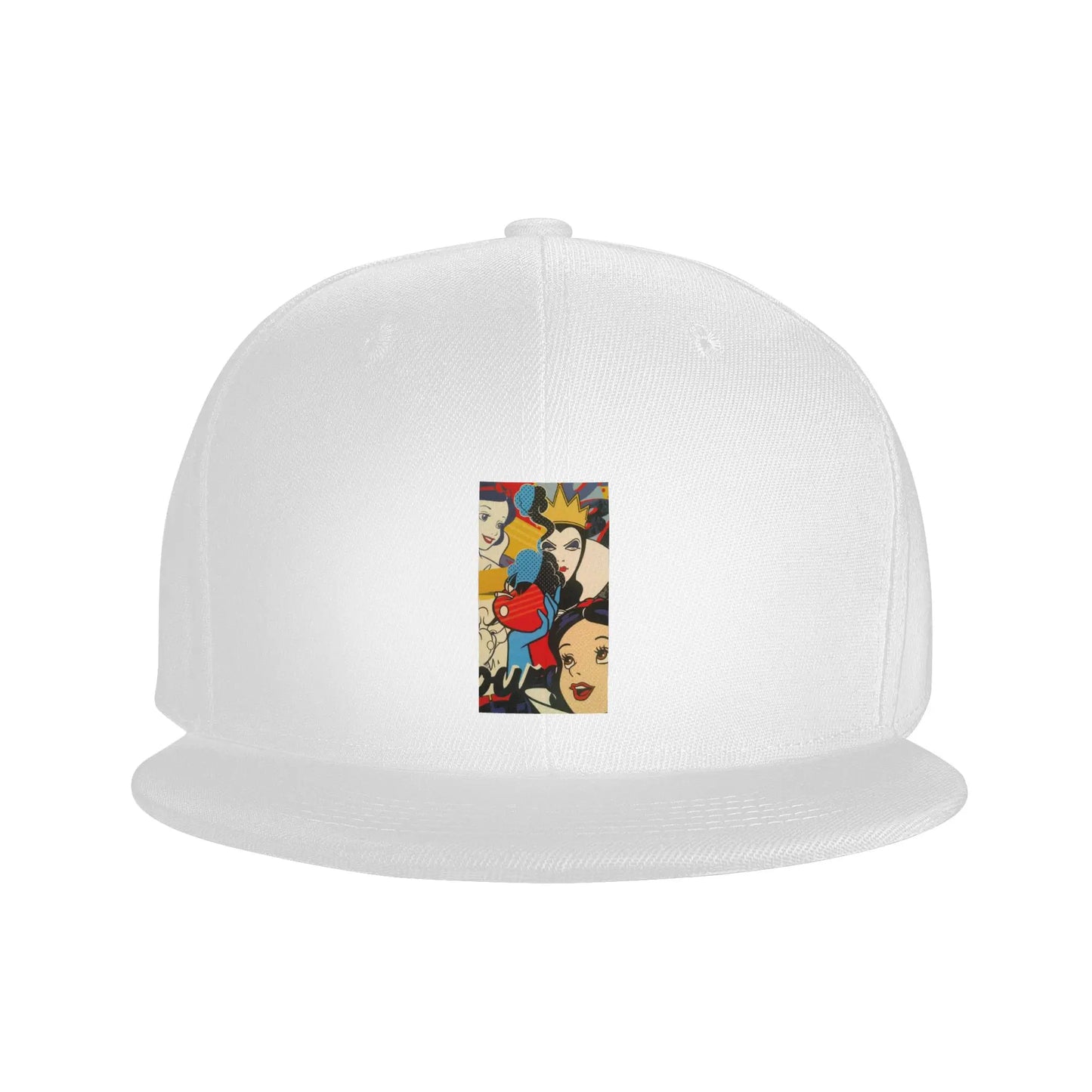 Cartoon Snow White Villains Graphic Streetwear Snapback Cap