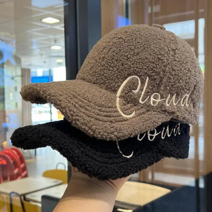Autumn Winter Embroidered Letter Baseball Cap