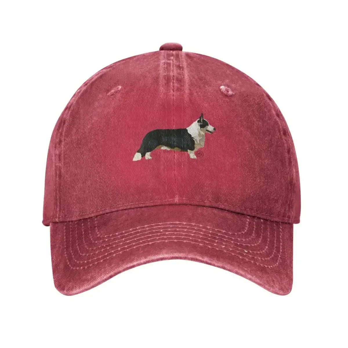 Cardigan Welsh Corgi Cotton Adjustable Baseball Cap