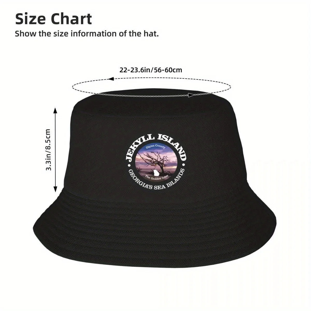 Jekyll Island B Sun Hat Bucket Hat