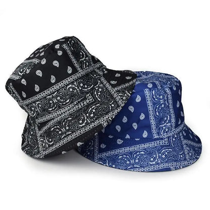 Paisley Double Sided Summer Bucket Hat