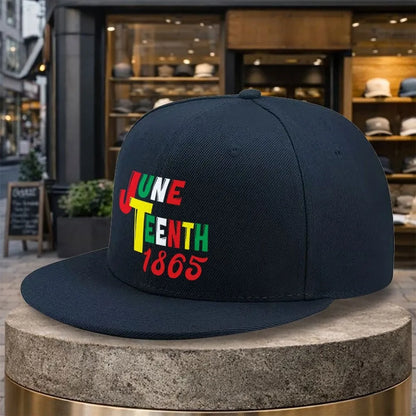 Juneteenth 1865 Streetwear Adjustable Snapback Cap