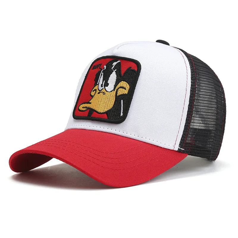 Anime Duck Patch Snapback Baseball Cap