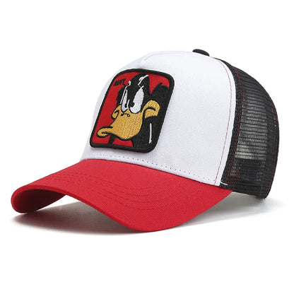 Anime Duck Patch Snapback Baseball Cap