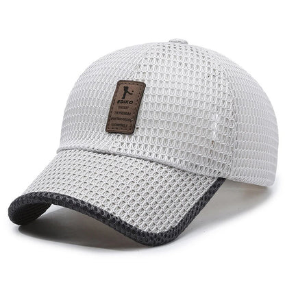 Unisex Label Mesh Breathable Baseball Caps