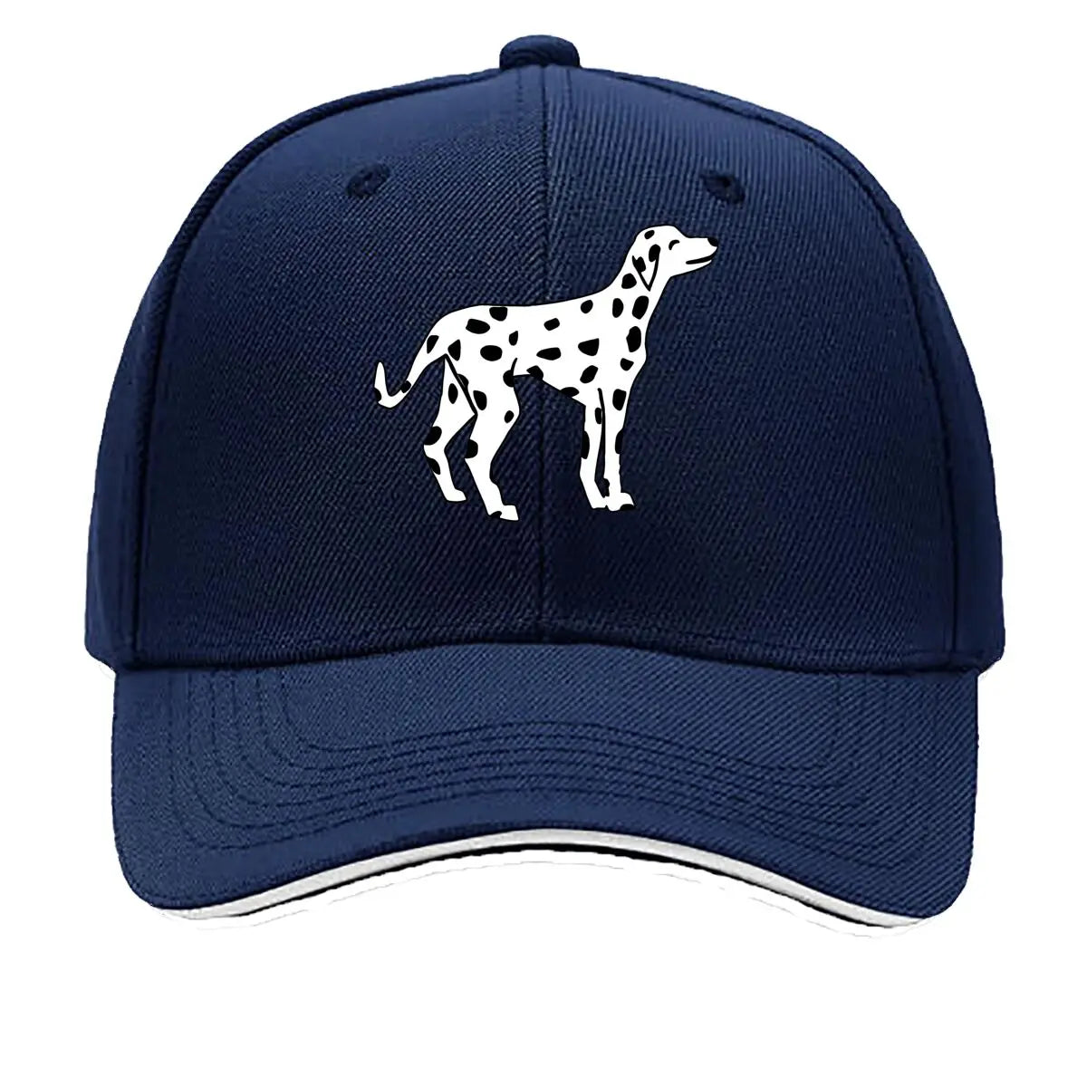 Cartoon Spotted Dog Printed Lightweight Sandwich Baseball Cap